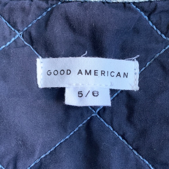 ⭐️GOOD AMERICAN QUILTED DENIM JACKET⭐️ - Picture 6 of 12